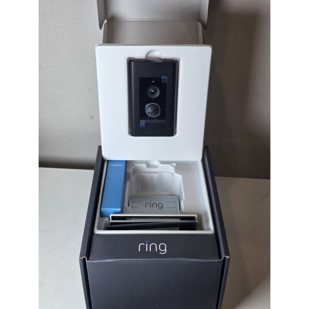 Ring Video Doorbell Elite PoE Flush Mount 1080p HD Smart Doorbell New